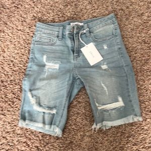 Cello Jean shorts, with tag